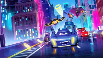 Backdrop for the TV series "Batwheels" #1328389
