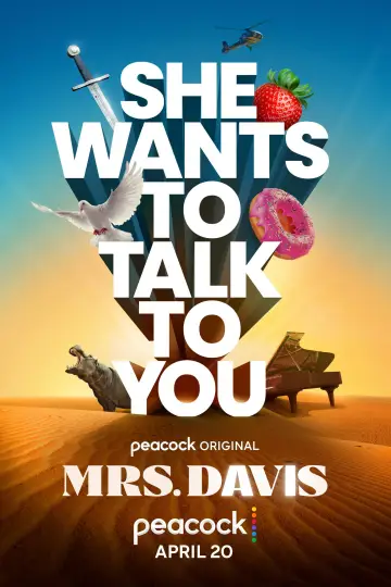 Poster for the TV series "Mrs. Davis" #1440059