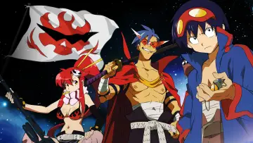 Backdrop for the TV series "Gurren Lagann" #1346346