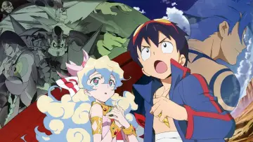 Backdrop for the TV series "Gurren Lagann" #1346355