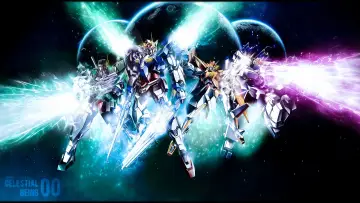 Backdrop for the TV series "Mobile Suit Gundam 00" #1363855