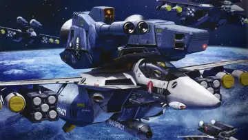 Backdrop for the TV series "Super Dimension Fortress Macross" #1403330
