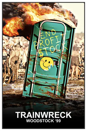 Poster for the TV series "Trainwreck: Woodstock 