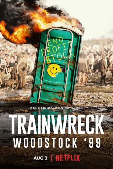 Poster for the TV series "Trainwreck: Woodstock 