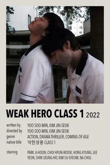 Poster for the TV series "Weak Hero" #1283857