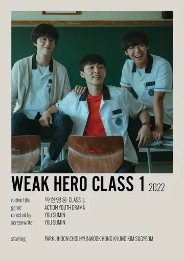 Poster for the TV series "Weak Hero" #1283862