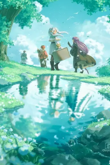 Poster for the TV series "Frieren: Beyond Journey