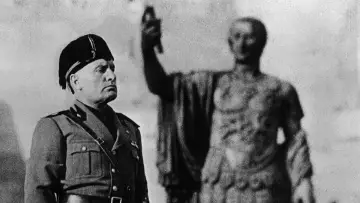 Backdrop for the TV series "Mussolini: Son of the Century" #1502120