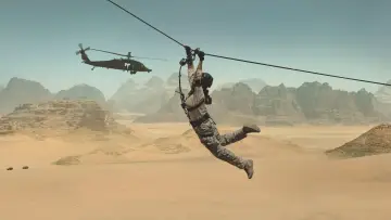 Backdrop for the TV series "Special Forces: World