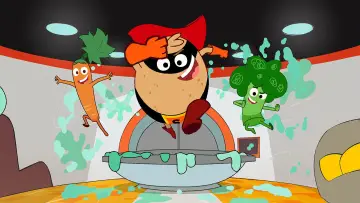 Backdrop for the TV series "Supertato" #1452102