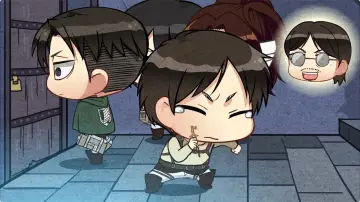 Backdrop for the TV series "Attack on Titan: Chibi Theater" #1511530