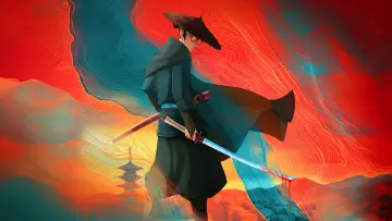 Backdrop for the TV series "BLUE EYE SAMURAI" #1373072