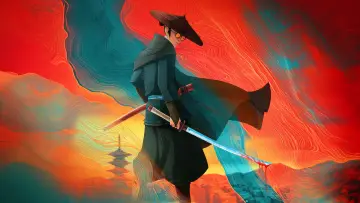 Backdrop for the TV series "BLUE EYE SAMURAI" #1373086