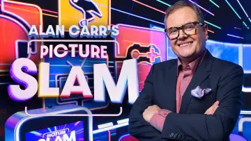 Backdrop for the TV series "Alan Carr
