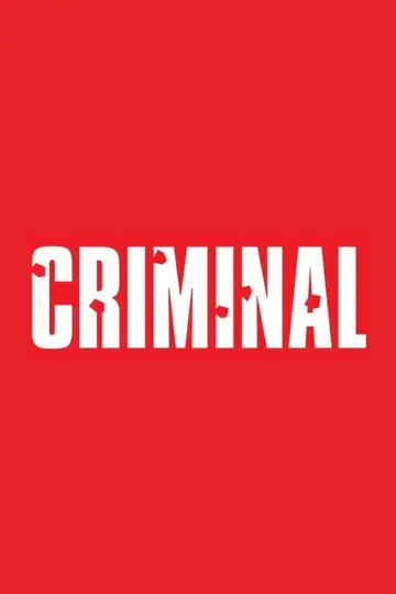 Poster for the TV series "Criminal" #1606284