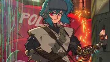 Backdrop for the TV series "THE GHOST IN THE SHELL" #1222571