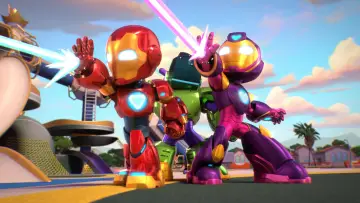 Backdrop for the TV series "Iron Man and His Awesome Friends" #1422939