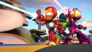 Backdrop for the TV series "Iron Man and His Awesome Friends" #1422940