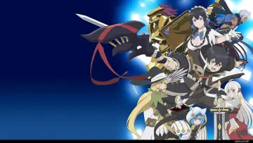 Backdrop for the TV series "My Gift Lvl 9999 Unlimited Gacha: Backstabbed in a Backwater Dungeon, I