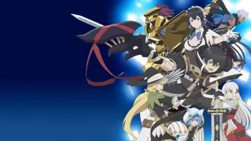 Backdrop for the TV series "My Gift Lvl 9999 Unlimited Gacha: Backstabbed in a Backwater Dungeon, I