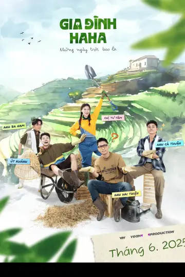 Poster for the TV series "Haha Family" #1609470