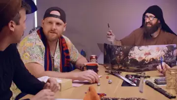 Backdrop for the TV series "Aunty Donna
