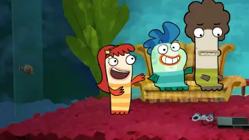 Backdrop for the TV series "Fish Hooks" #1382812