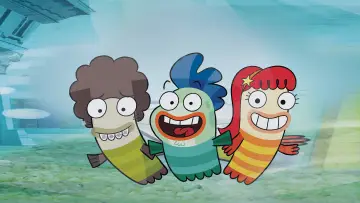 Backdrop for the TV series "Fish Hooks" #1382814