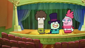 Backdrop for the TV series "Fish Hooks" #1382816