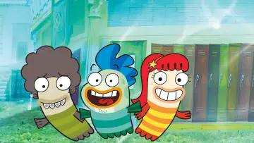 Backdrop for the TV series "Fish Hooks" #1382817