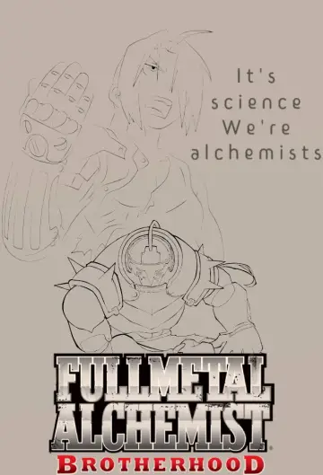Poster for the TV series "Fullmetal Alchemist: Brotherhood" #1282193
