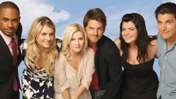 Backdrop for the TV series "Happy Endings" #1368599