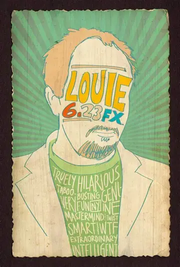 Poster for the TV series "Louie" #1397891