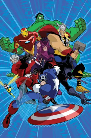 Poster for the TV series "The Avengers: Earth