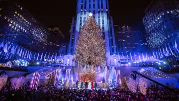 Backdrop for the TV series "Christmas In Rockefeller Center" #1604329