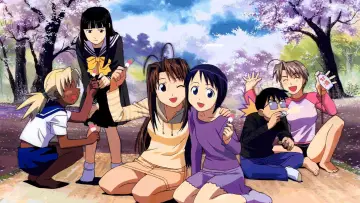 Backdrop for the TV series "Love Hina" #1412094