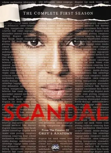 Poster for the TV series "Scandal" #1516634