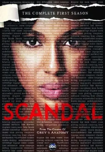 Poster for the TV series "Scandal" #1516635