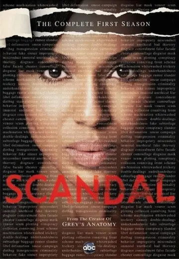 Poster for the TV series "Scandal" #1516638