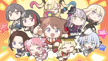 Backdrop for the TV series "GANSO! BanG Dream Chan" #1316984