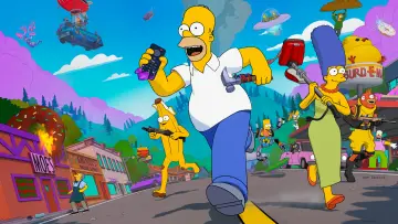 Backdrop for the TV series "Fortnite x The Simpsons" #1479260