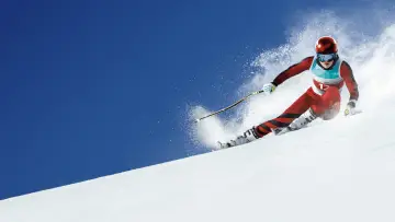 Backdrop for the TV series "On the Edge: World Cup Ski Racing" #1602945