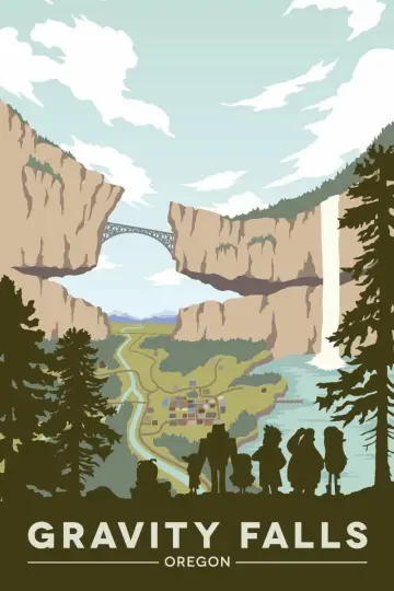 Poster к сериалу "Gravity Falls" #1279893