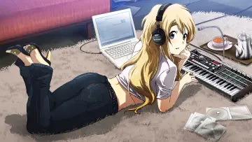 Backdrop for the TV series "K-ON!" #1341895