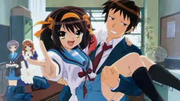 Backdrop for the TV series "The Melancholy of Haruhi Suzumiya" #1394887