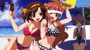 Backdrop for the TV series "The Melancholy of Haruhi Suzumiya" #1394894