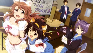Backdrop for the TV series "The Melancholy of Haruhi Suzumiya" #1394896