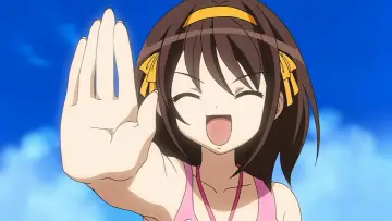 Backdrop for the TV series "The Melancholy of Haruhi Suzumiya" #1394903