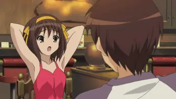 Backdrop for the TV series "The Melancholy of Haruhi Suzumiya" #1394905
