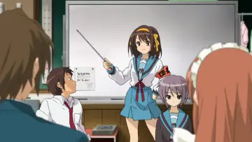 Backdrop for the TV series "The Melancholy of Haruhi Suzumiya" #1394906